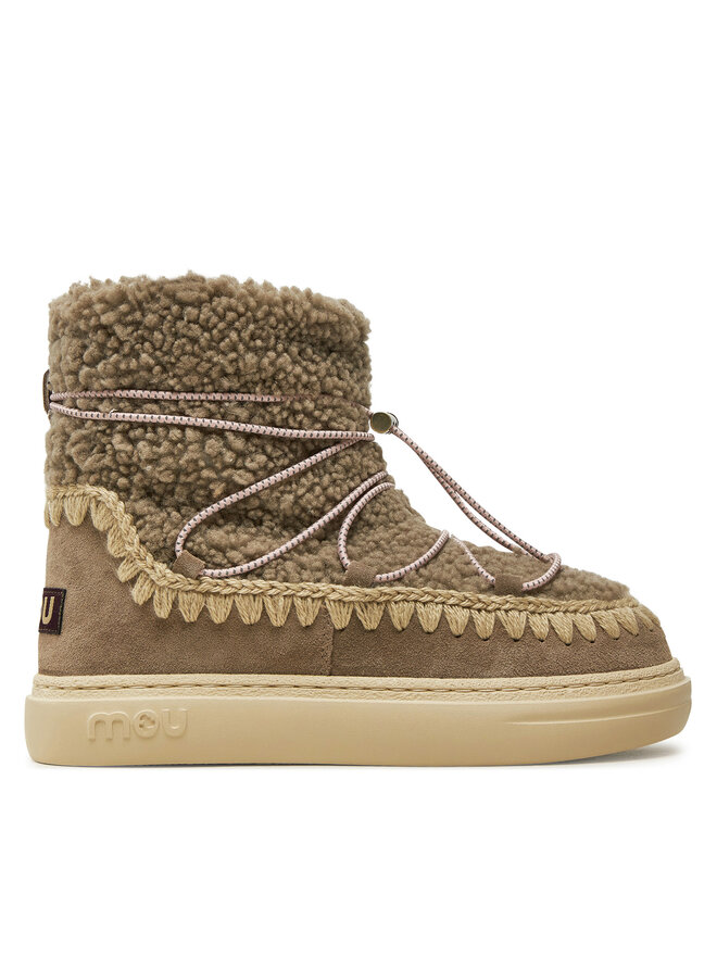 Mou Škornji za sneg Mou Eskimo Sneaker Bold Scoub Lace FW411012A Siva