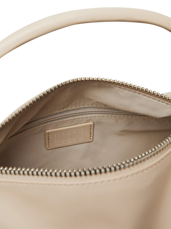 Tommy Jeans Handtasche Tommy Jeans Tjw American Cool Shoulder Bag AW0AW17531 Beige