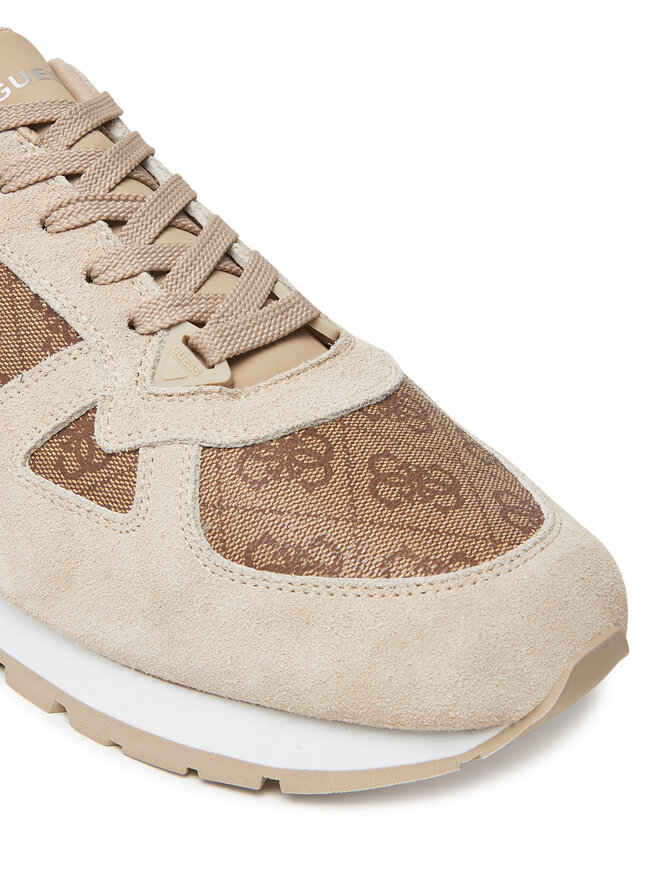 Guess Sneakersy Guess FMTTRE ELL12 Béžová