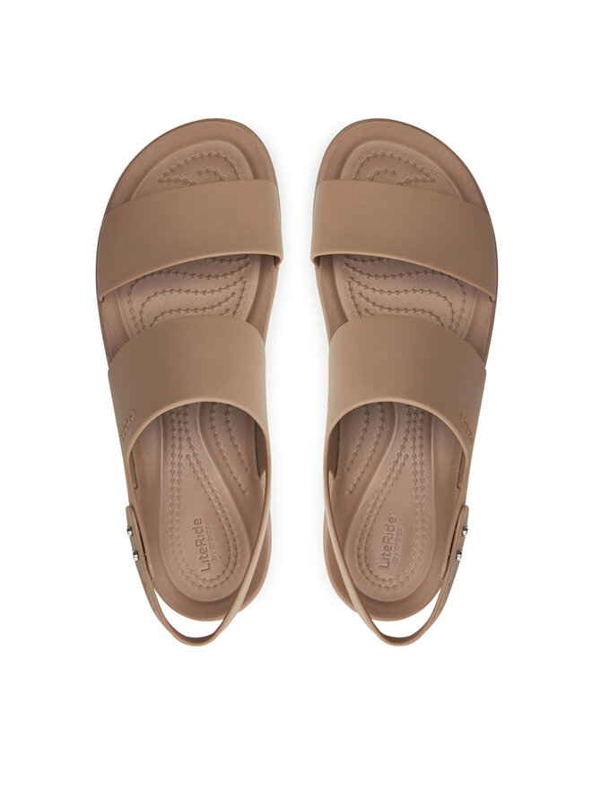 Crocs Σανδάλια Crocs Brooklyn Low Wedge W 206453 Μπεζ