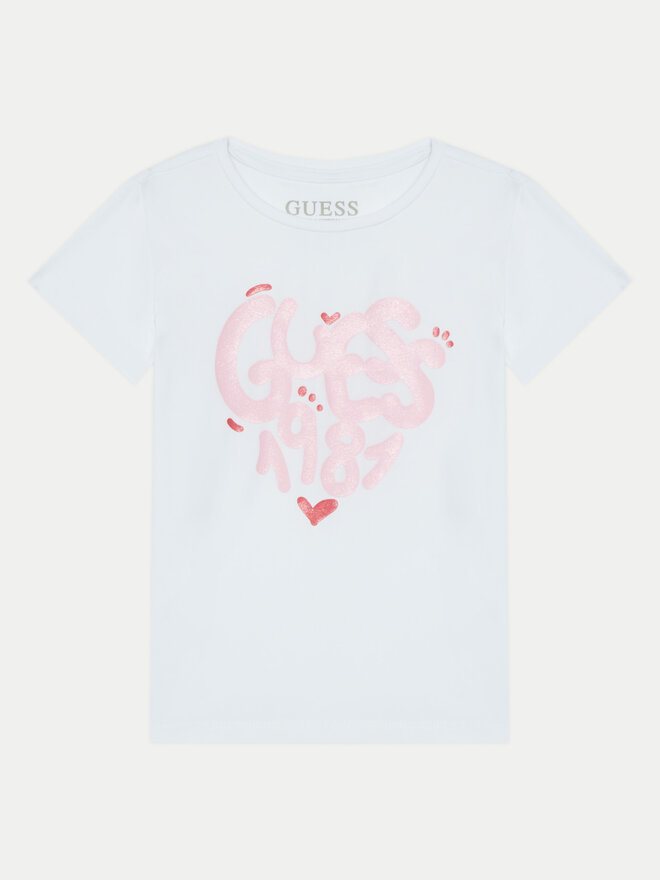 Guess Guess Camiseta K5RI02 K6YW4 Blanco Regular Fit