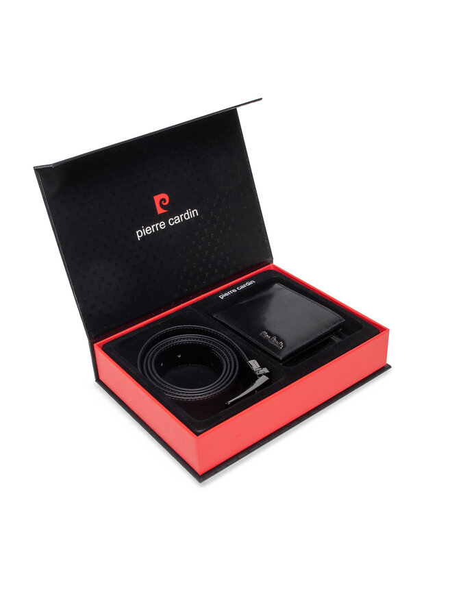 Pierre Cardin Maka un jostas komplekts Pierre Cardin ZG-71 Melns