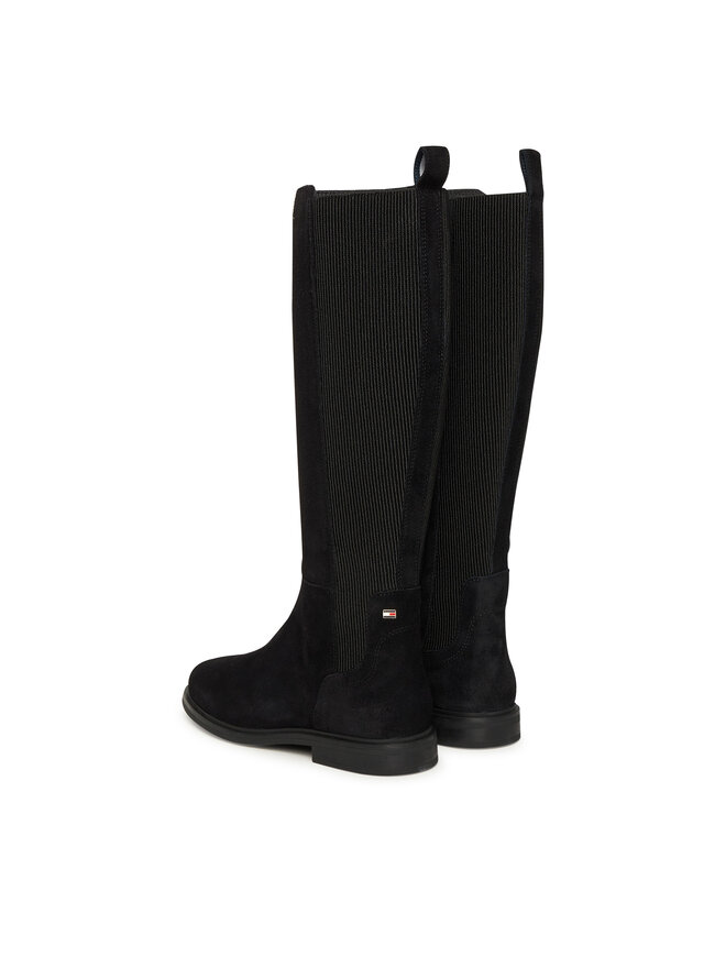 Tommy Hilfiger Cizme Tommy Hilfiger Flag FW0FW08779 Negru