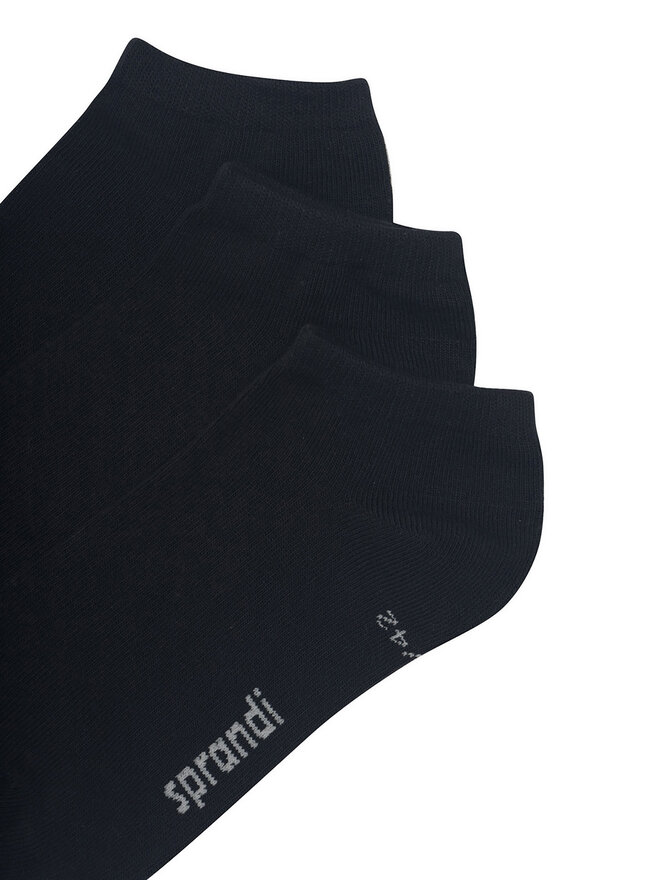 Sprandi 3 sieviešu zemo zeķu pāru komplekts Sprandi 0WB-001-AW23 (3-pack) Melns