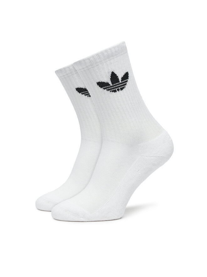 adidas Duge čarape adidas Trefoil Cushion IJ5619 Bijela