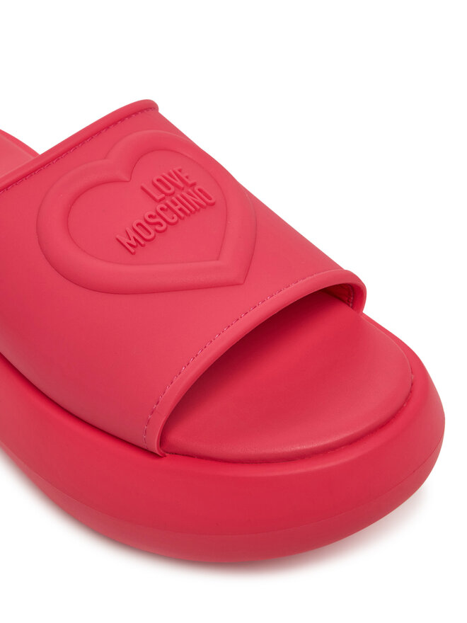 LOVE MOSCHINO Klapki LOVE MOSCHINO JA28207I0MI40604 Różowy
