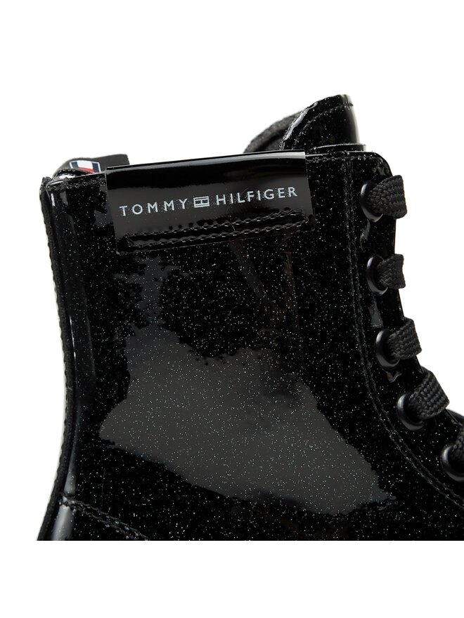 Tommy Hilfiger Ботуши Tommy Hilfiger T4A5-33041-1237999 M Черен