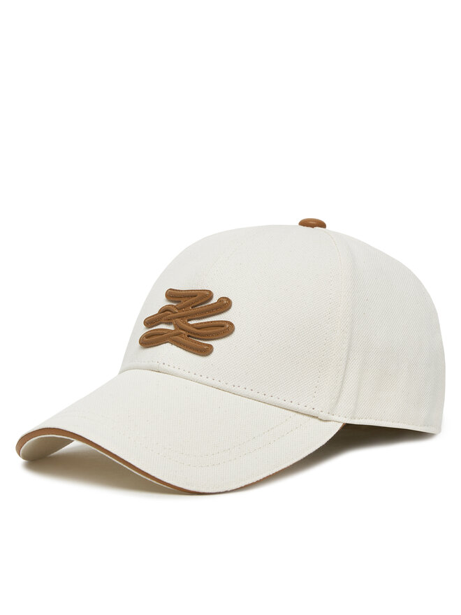 KARL LAGERFELD Baseball sapka KARL LAGERFELD A2W33009 Ekru