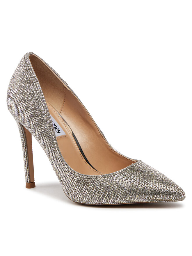 Steve Madden Szpilki Steve Madden Evelyn-R Pump SM11002840-02003-968 Srebrny