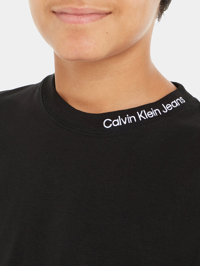 Calvin Klein Jeans Calvin Klein Jeans Camiseta Intrasia IB0IB02032 Negro Relaxed Fit