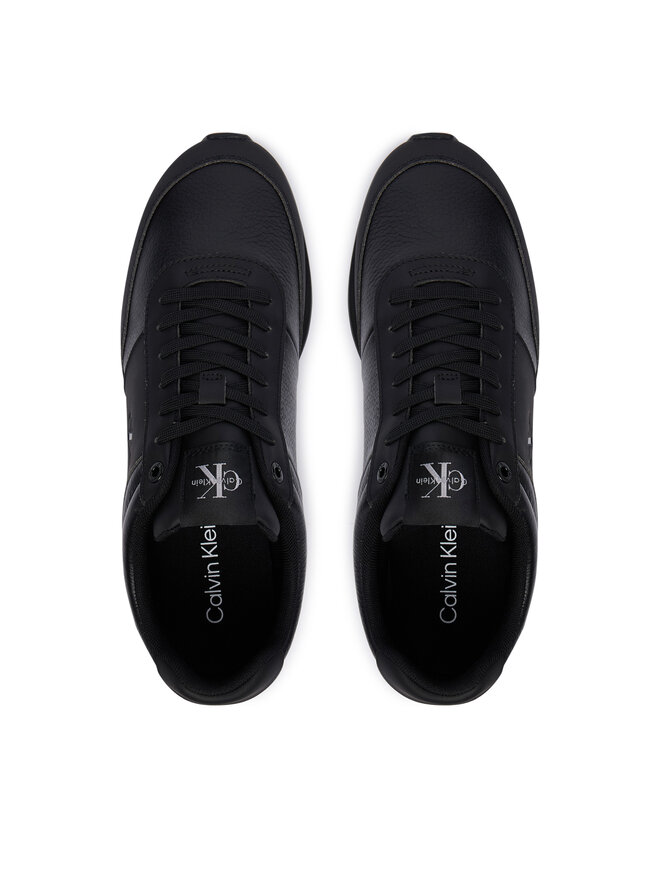Calvin Klein Sneakers Calvin Klein Retro Run Lace Band Tmb Lth Mix HM0HM02447 Schwarz