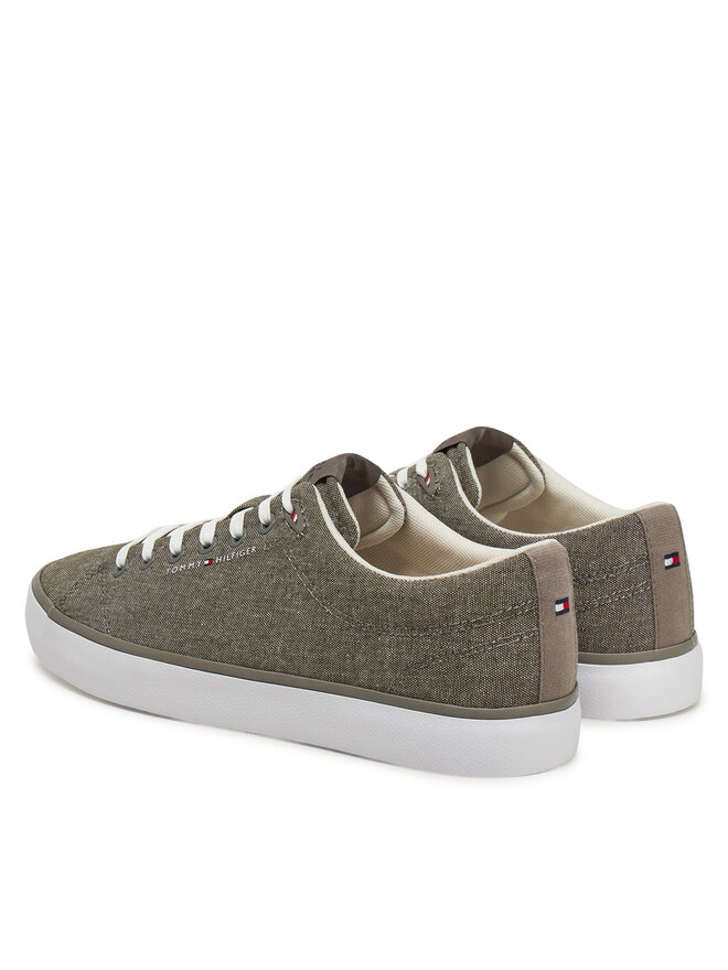 Tommy Hilfiger Zapatillas de tenis Tommy Hilfiger Th Hi Vulc Low Core Chambray FM0FM05389 Gris