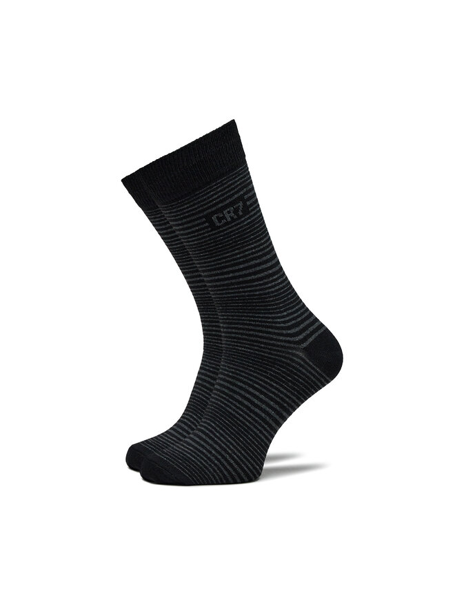 Cristiano Ronaldo CR7 7 pares de calcetines altos para hombre Cristiano Ronaldo CR7 8190-80-9000 Negro