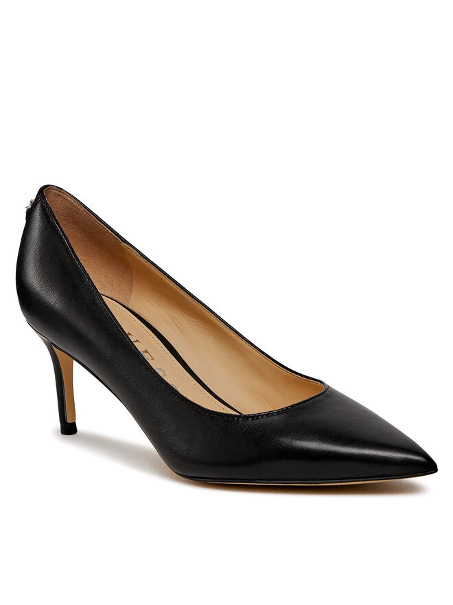 Guess Pantofi cu toc subțire Guess Bravo4 FLPBV4 LEA08 Negru