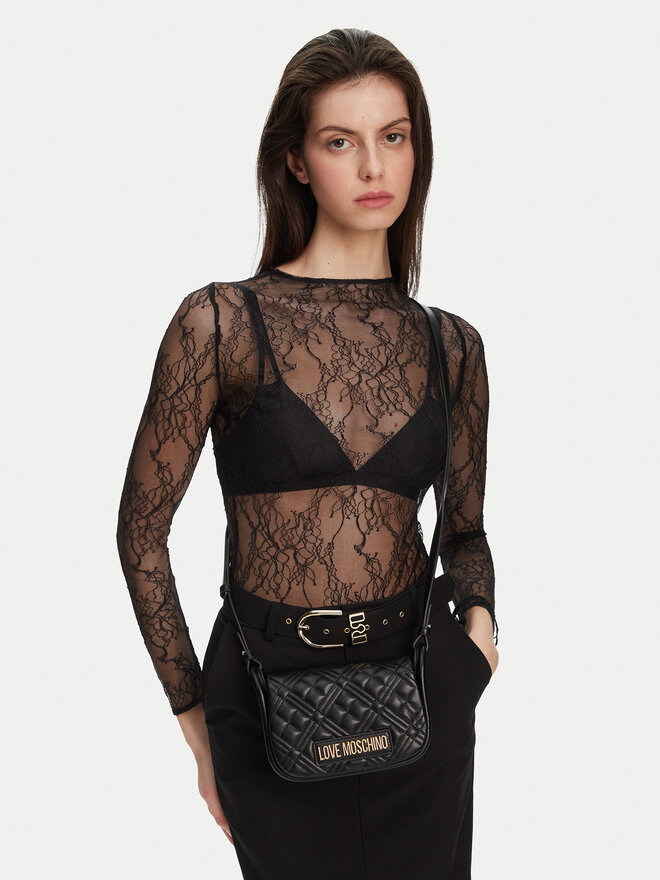 LOVE MOSCHINO Ročna torba LOVE MOSCHINO JC4139PP1MLA0000 Črna