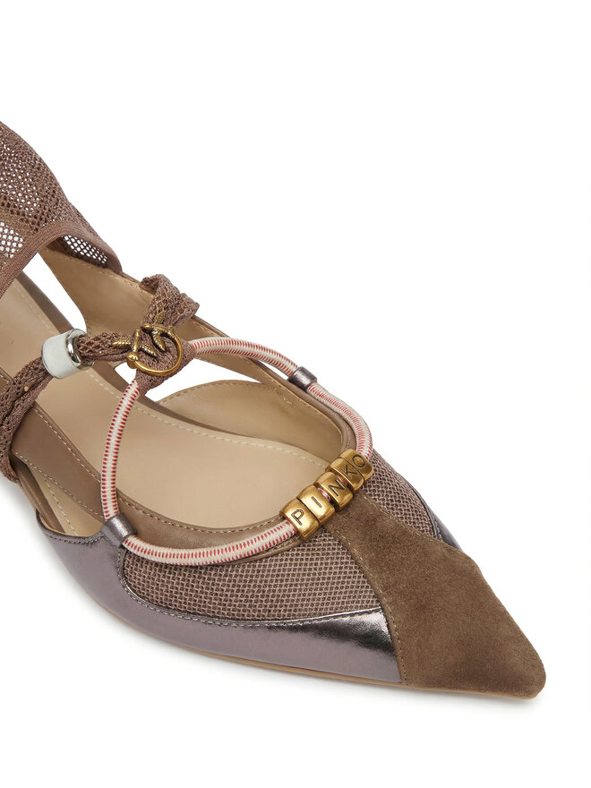 PINKO Туфлі PINKO Gianira 30 SD0547 P003 Коричневий