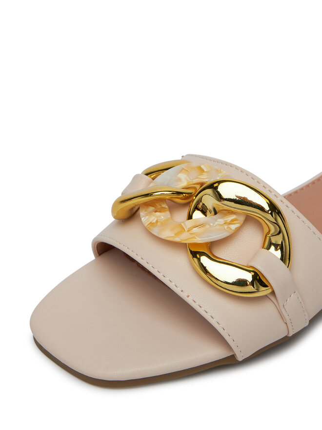 DeeZee Pantoletten DeeZee Q28-2 Beige