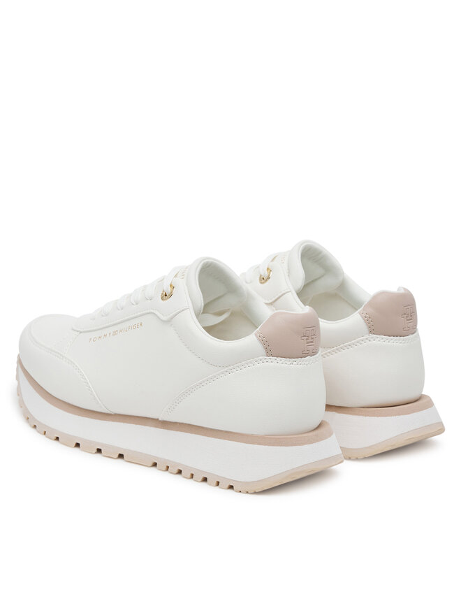 Tommy Hilfiger Снікерcи Tommy Hilfiger Low Cut Lace-Up T3A9-33996-1355A Білий