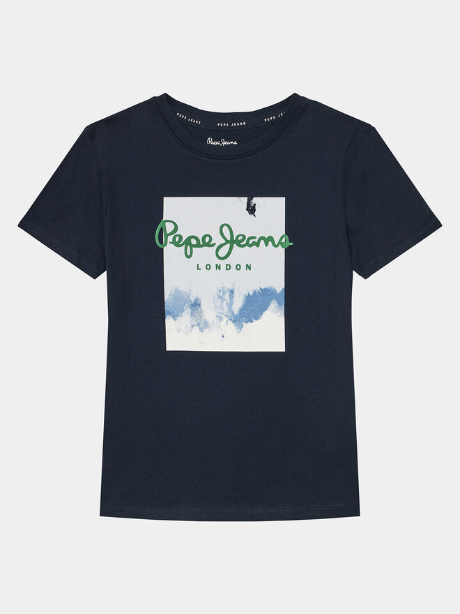 Pepe Jeans Pepe Jeans T-Shirt Rafer PB503844 Dunkelblau Regular Fit