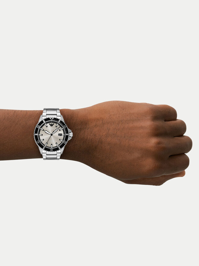 Emporio Armani Ceas Emporio Armani World Explorer AR11683 Argintiu