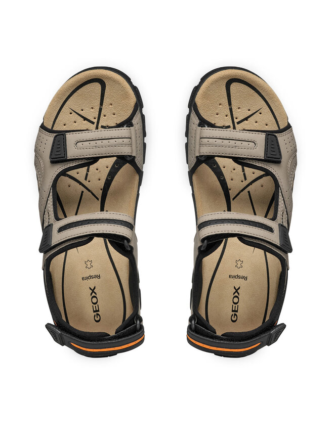 Geox Szandál Geox Uomo Sandal Strada U8224D 000EK C5004 Bézs