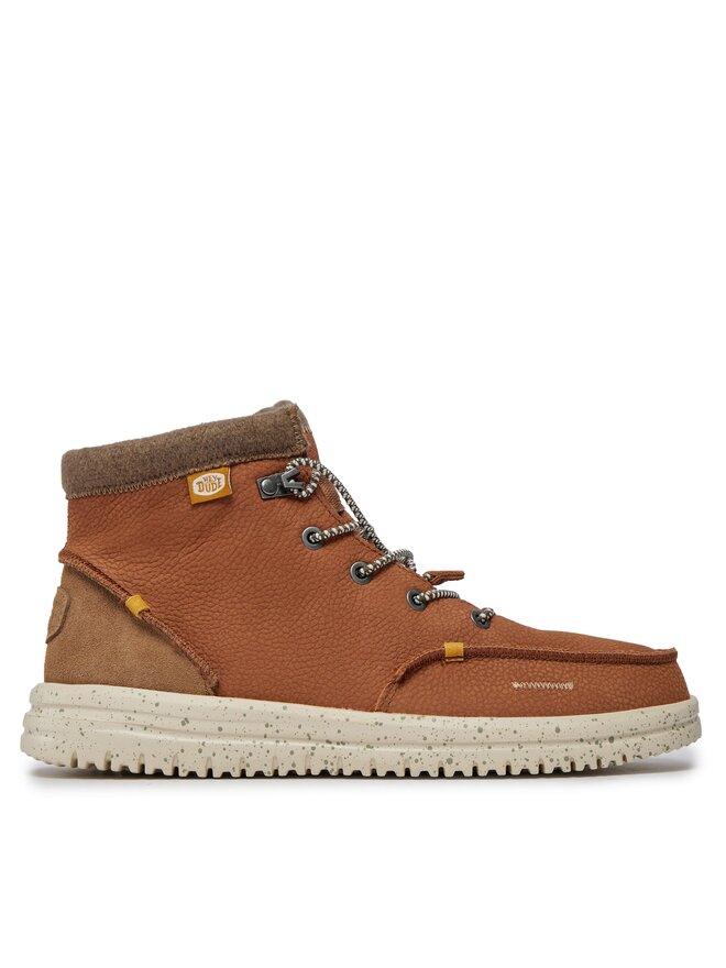 Hey Dude Μποτίνια Hey Dude Bradley Boot Leather 40189-21N Καφέ