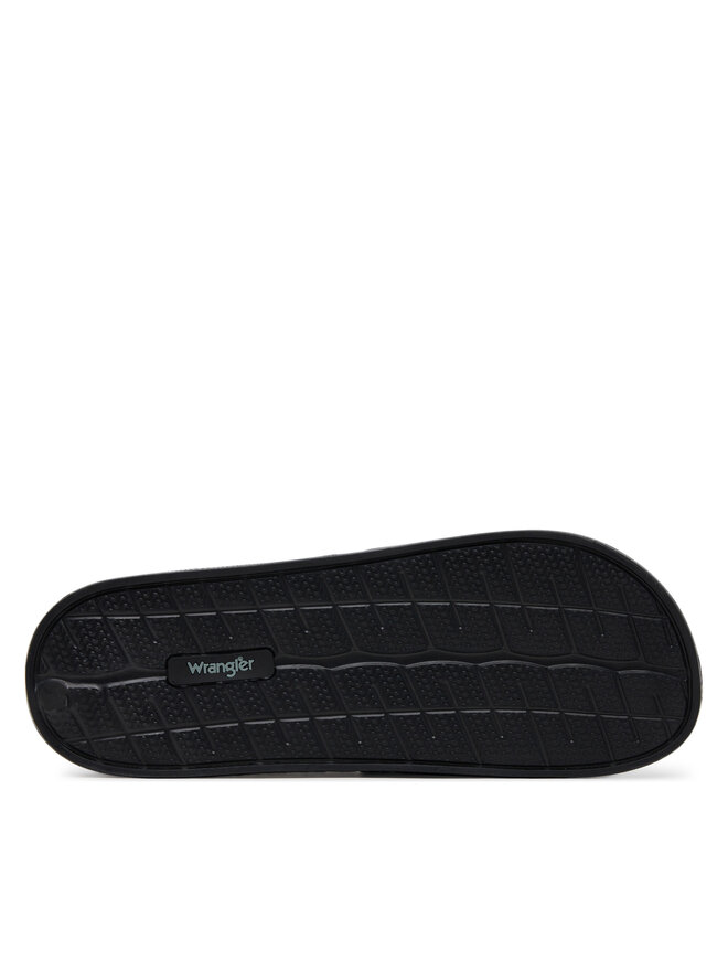 Wrangler Klapki Wrangler Avwewll Silder Men Low 20251042 Czarny