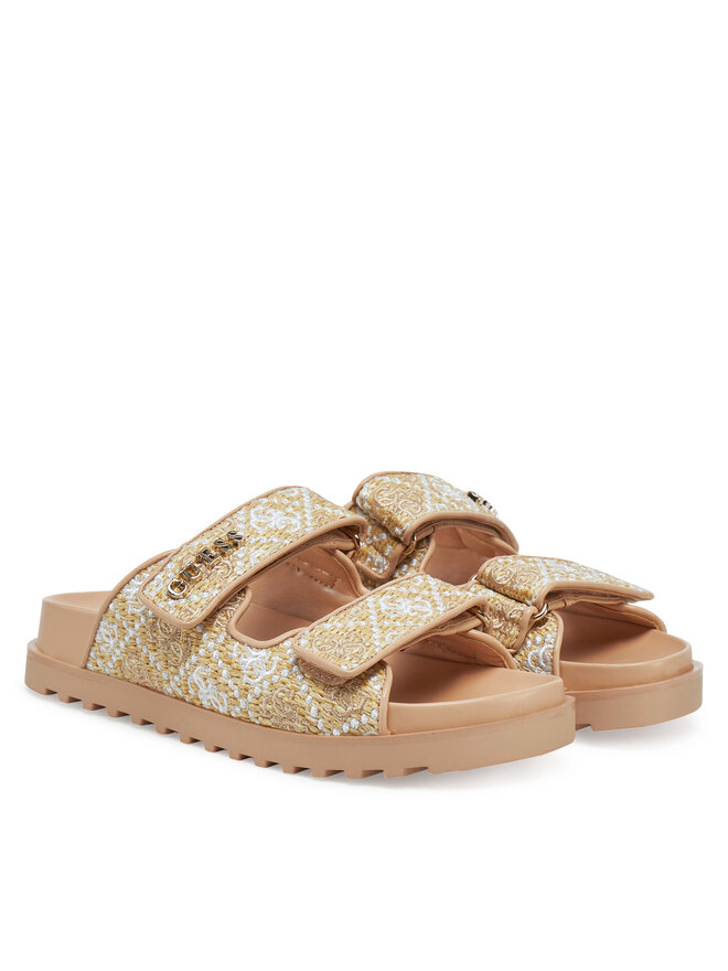 Guess Klapki Guess FLJFZZ FAB19 Beżowy