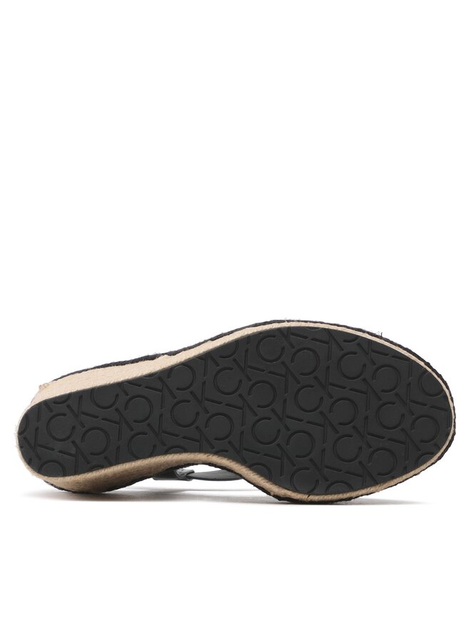 Calvin Klein Espadrilky Calvin Klein Wedge 70HH HW0HW01499 Čierna