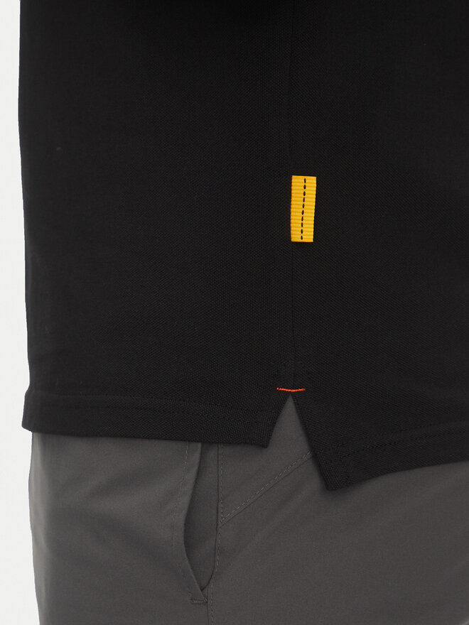 Parajumpers Parajumpers Poloshirt Space 25SMPMPOXF06 Schwarz Regular Fit