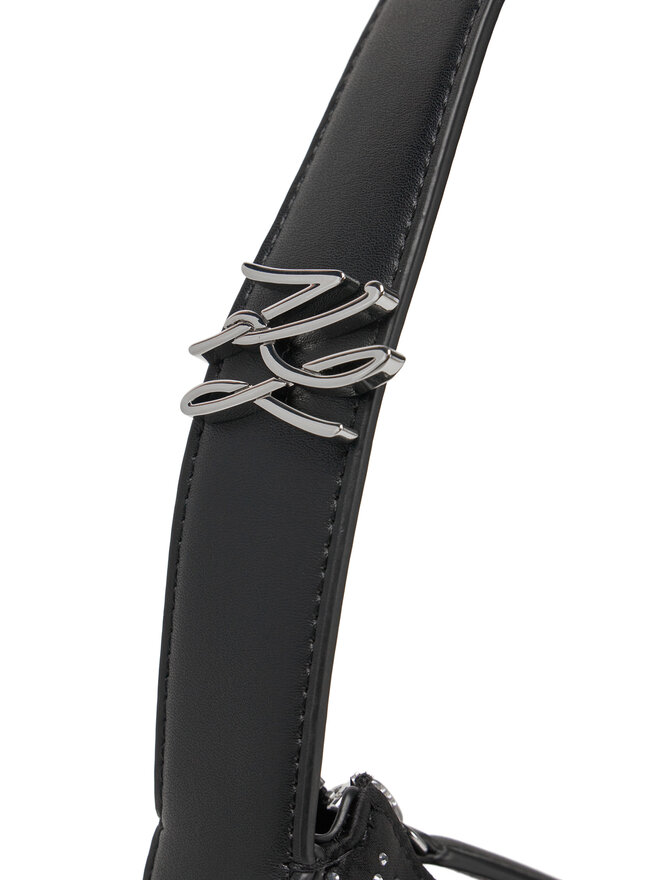 KARL LAGERFELD Ročna torba KARL LAGERFELD A1W30116 Črna