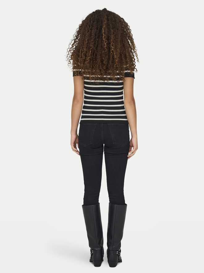 JDY JDY T-Shirt Cirkeline 15307860 Μαύρο Slim Fit