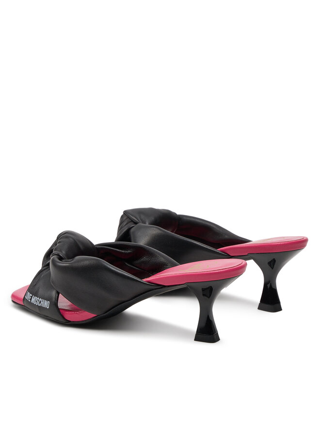 LOVE MOSCHINO Klapki LOVE MOSCHINO JA28365G0IIE0000 Czarny