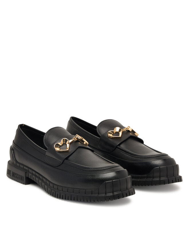 LOVE MOSCHINO Лофери LOVE MOSCHINO JA10023G1PIA0000 Чорний