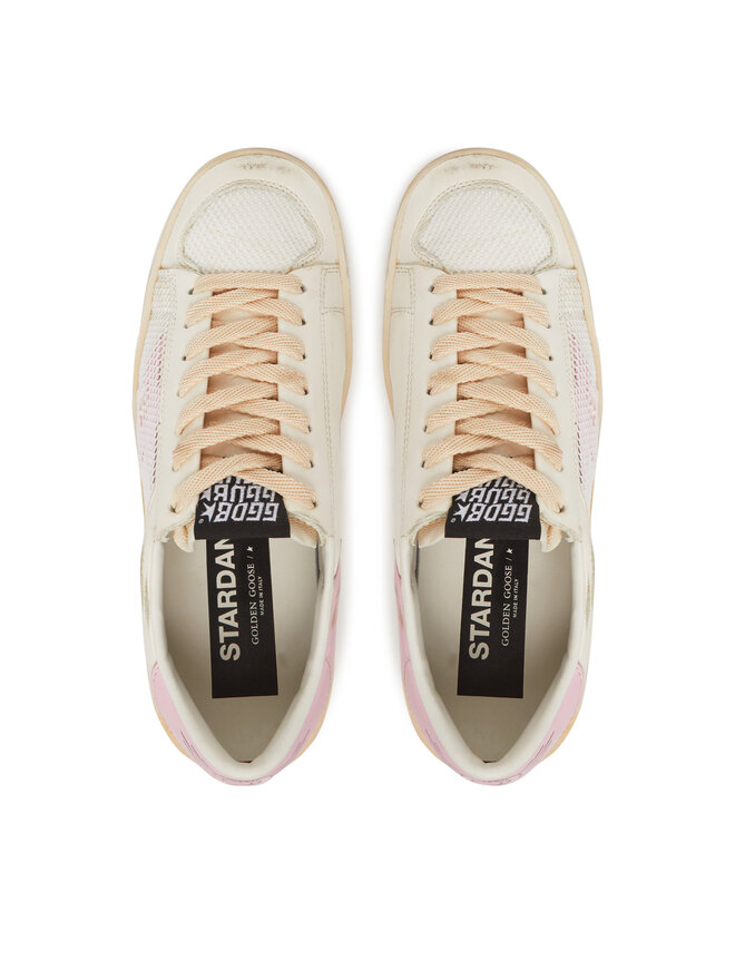 GOLDEN GOOSE Sneakersy GOLDEN GOOSE Stardan Under Net Star GWF00370.F004736.11547 Écru