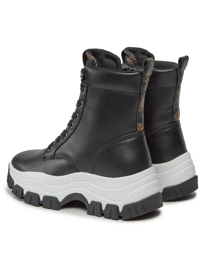 Guess Bokacsizma Guess Bissonn FL8BIN ELE12 Fekete
