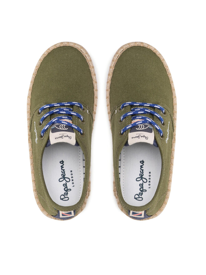 Pepe Jeans Espadrilles Pepe Jeans Tourist Camping PBS10094 Grün
