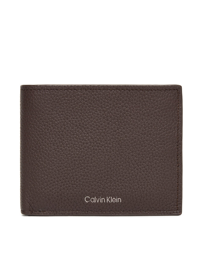 Calvin Klein Cartera Calvin Klein Foil Emboss Ew Bill Fold LV04D1062G Marrón