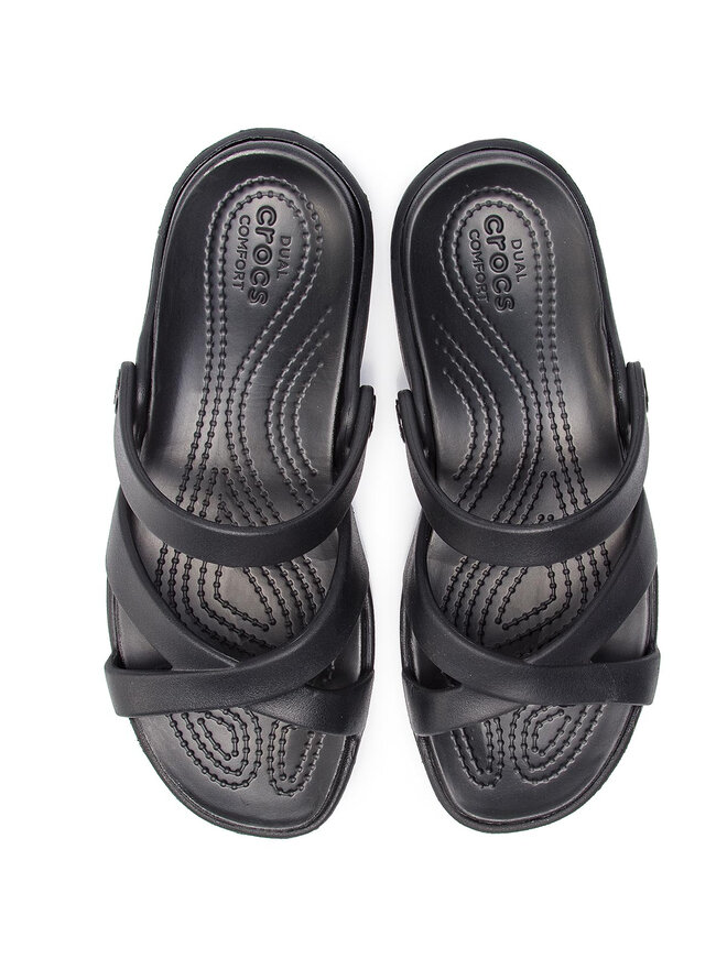 Crocs Шльопанці Crocs Meleen Crossband Sandal 205472 Чорний