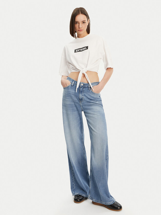 ONLY ONLY Marškinėliai Serena 15343356 Balta Regular Fit