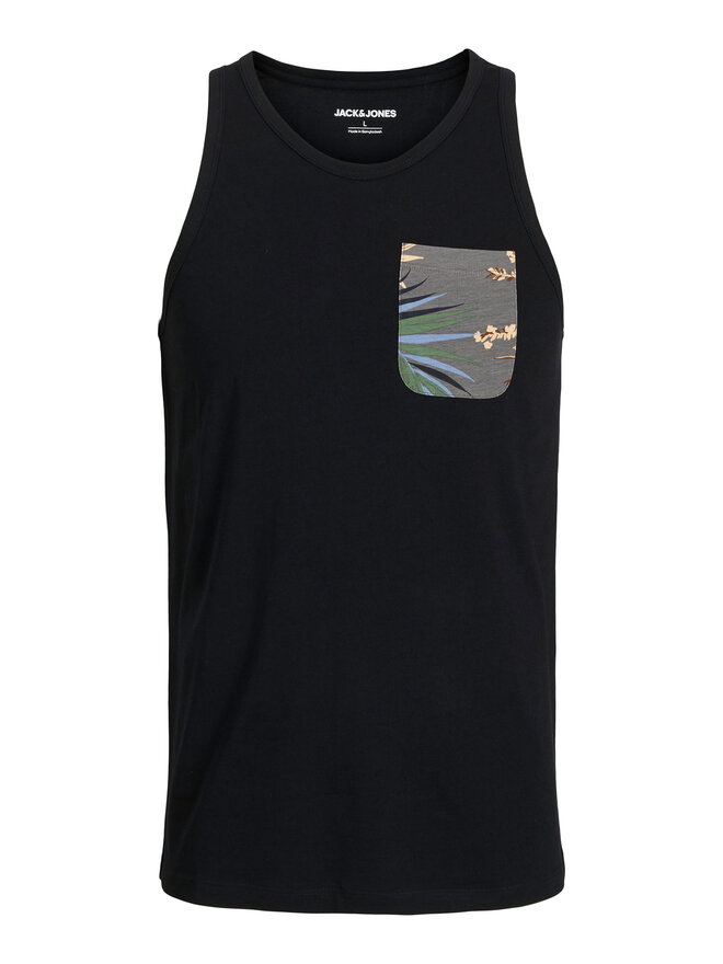 Jack&Jones Jack&Jones Tank top Hawaii 12269321 Μαύρο Standard Fit