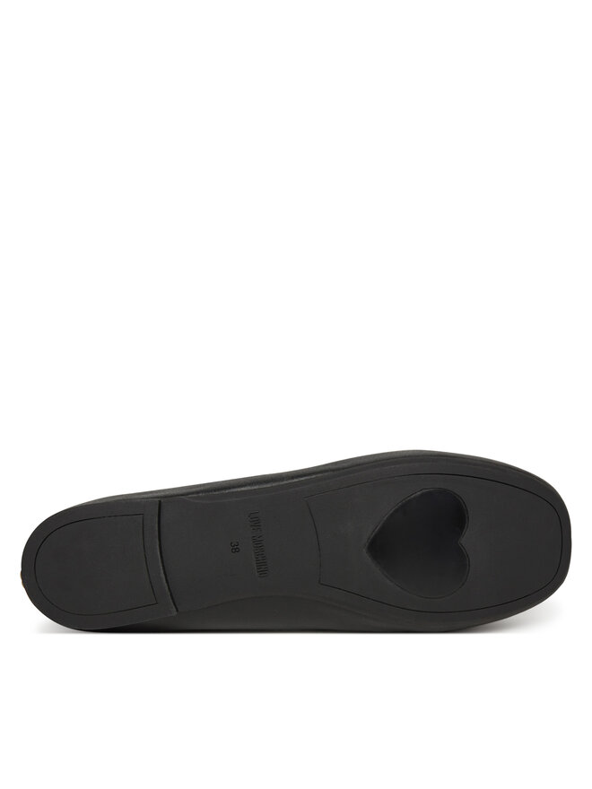 LOVE MOSCHINO Baleriny LOVE MOSCHINO JA11071G0MIE0000 Czarny