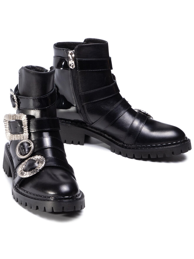 Eva Minge Schnürstiefeletten Eva Minge EM-33-08-000952 Schwarz