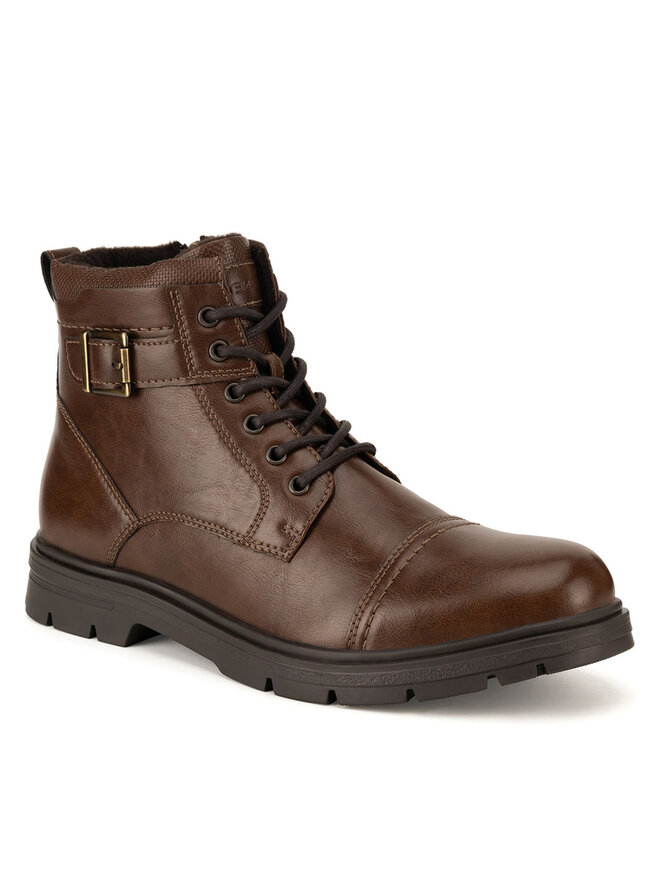 Lanetti Schnürschuhe Lanetti BENGAL-03 MBS Braun
