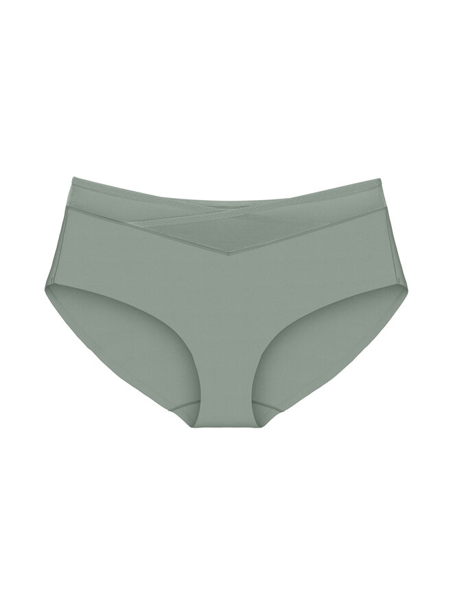 Triumph Triumph Klasične spodnje hlačke z visokim pasom True Shape Sensation 10218231 Zelena