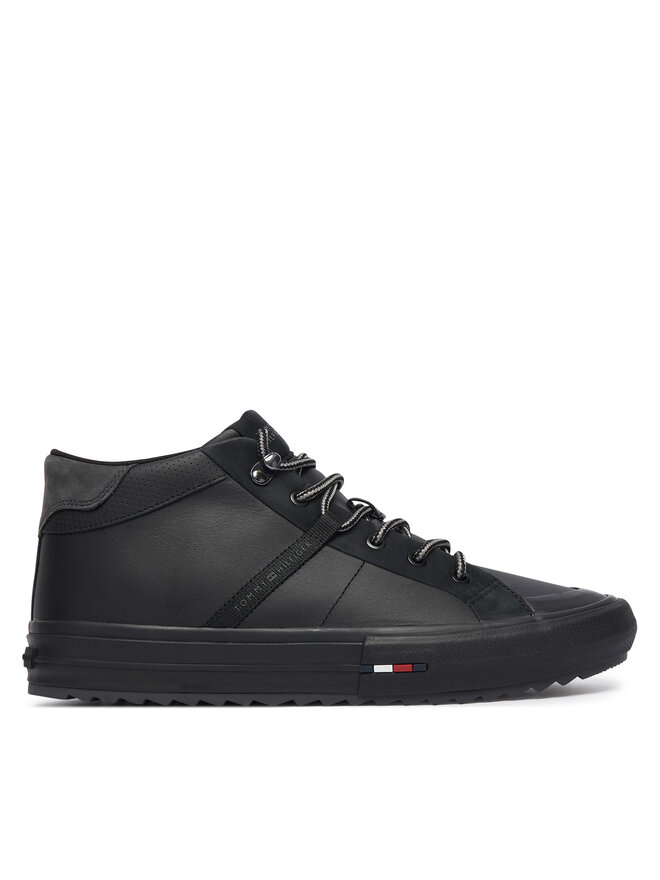 Tommy Hilfiger Sneakers Tommy Hilfiger Harlem Street Cleat Winter FM0FM05954 Schwarz
