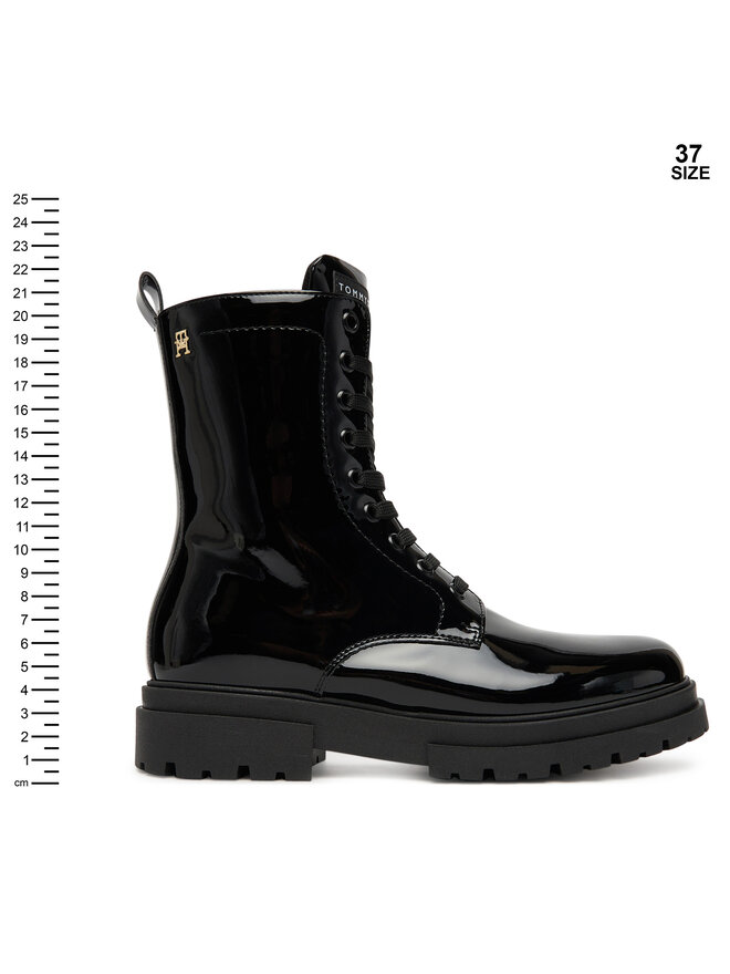 Tommy Hilfiger Черевики туристичні Tommy Hilfiger Lace-Up Bootie T4A5-34025-0775 D Чорний