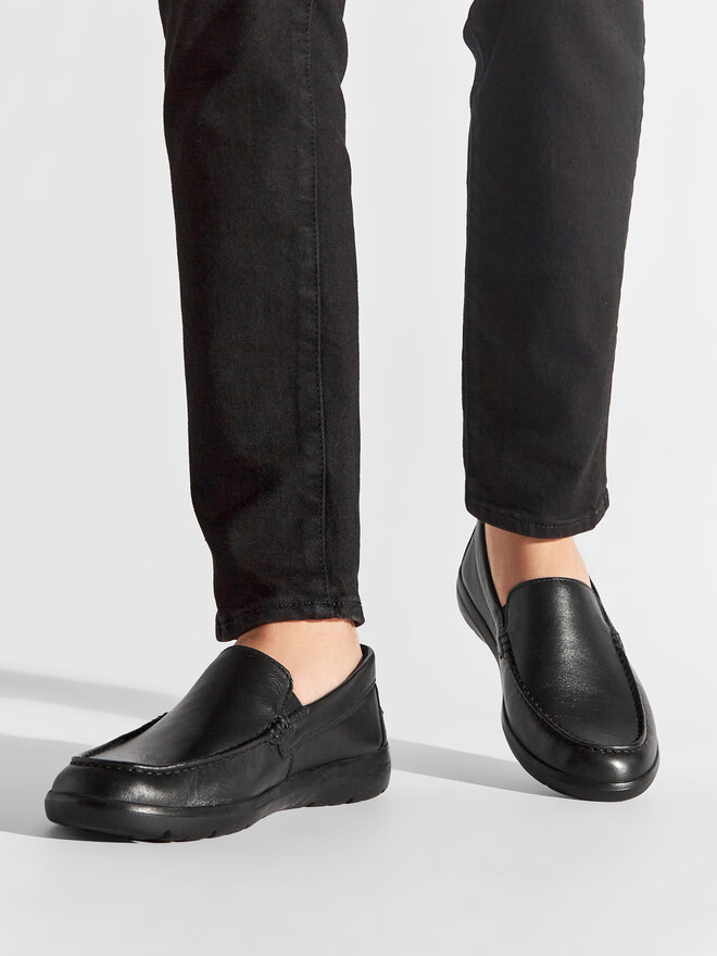 Geox Loafers Geox U Leitan E U043QE 00085 C9999 Nero