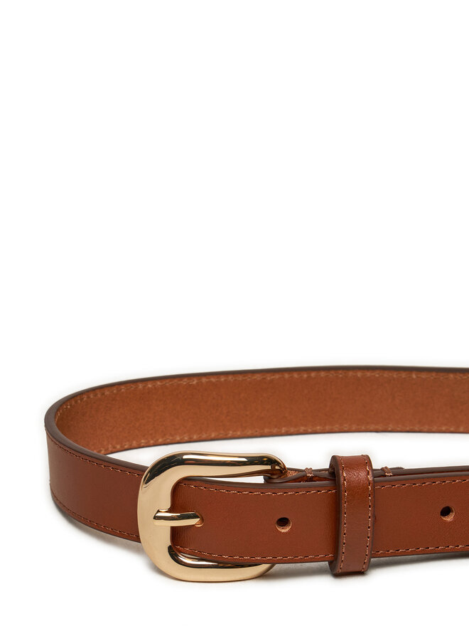 Tommy Hilfiger Dámský pásek Tommy Hilfiger Refined AW0AW16603 Hnědá