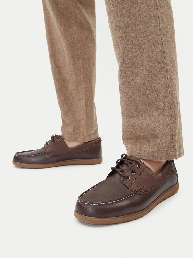 Clarks Mokasini Clarks Bratton Boat 26181271 Rjava